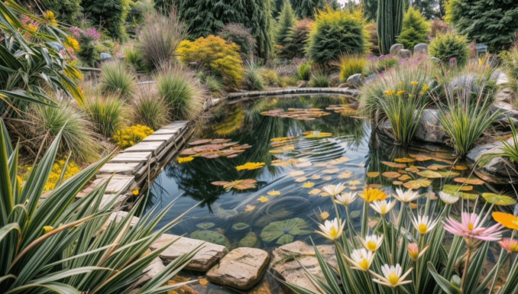 bassin dans jardin - biodiversité nature