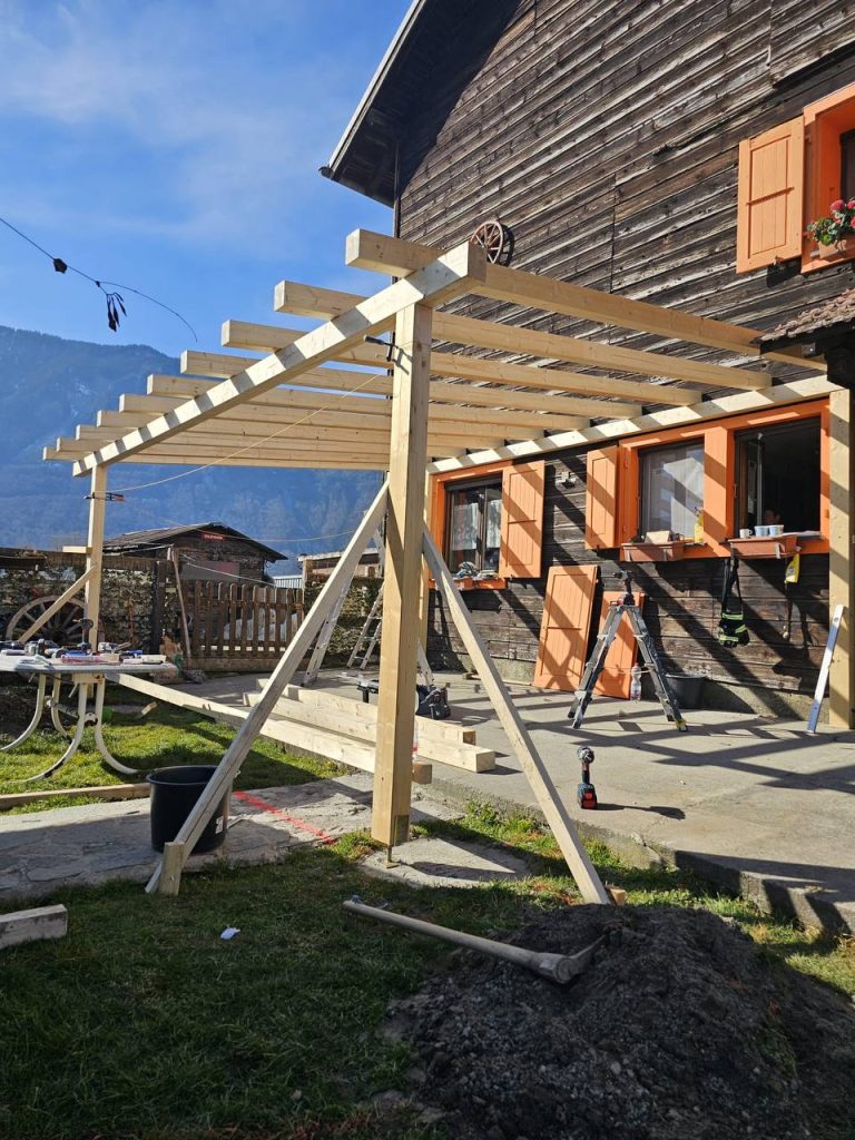 Pergola en bois - Eggel Création & Design SA