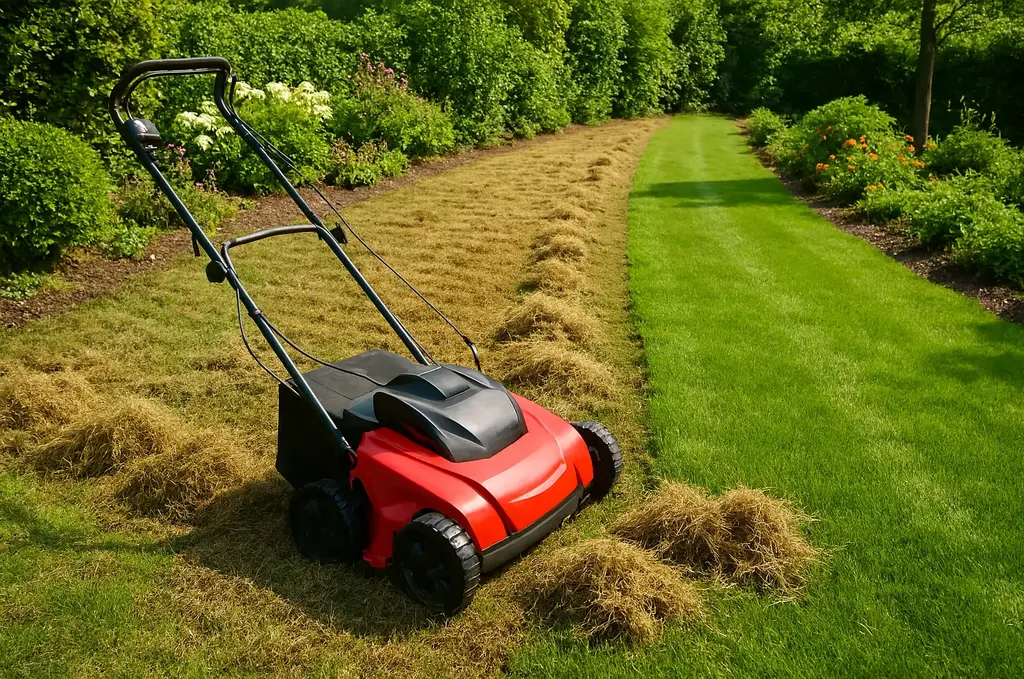 la scarification du gazon