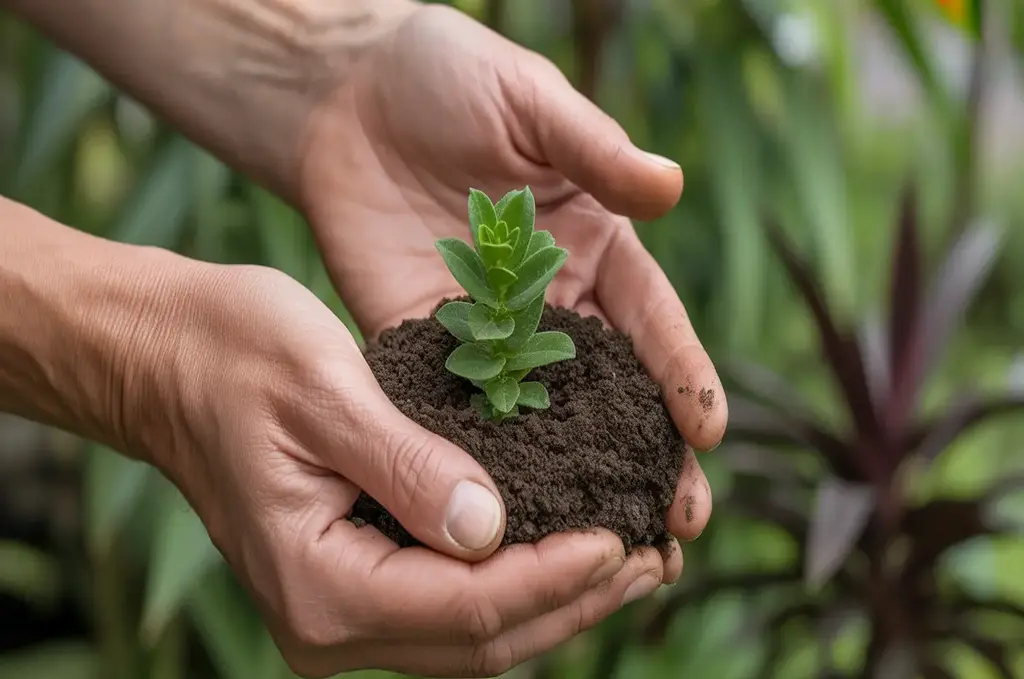 Paillage pour un jardin en santé